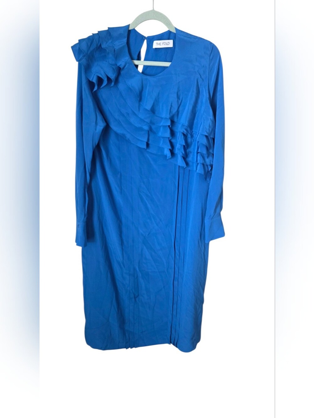 The Fold Blue Midi Dress 8